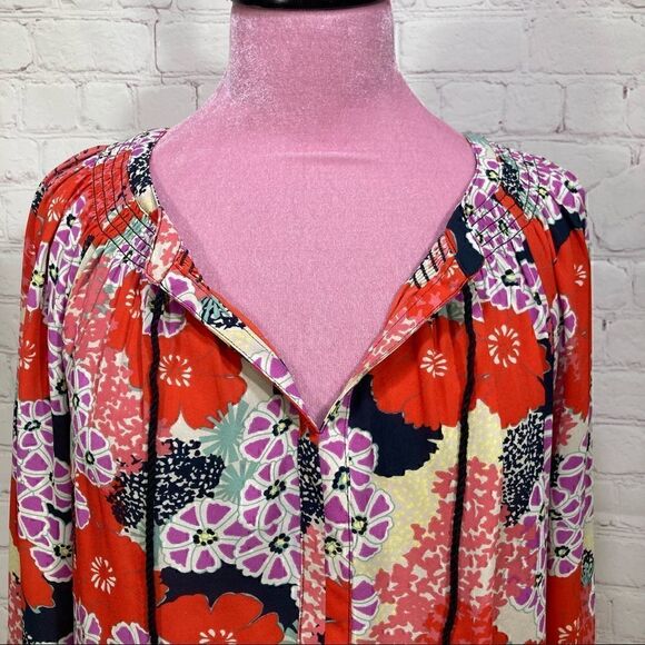 M DR2 by Daniel Rainn loose fitting floral top - Picture 3 of 8